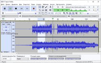 Интерфейс Audacity