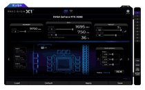 Интерфейс EVGA Precision